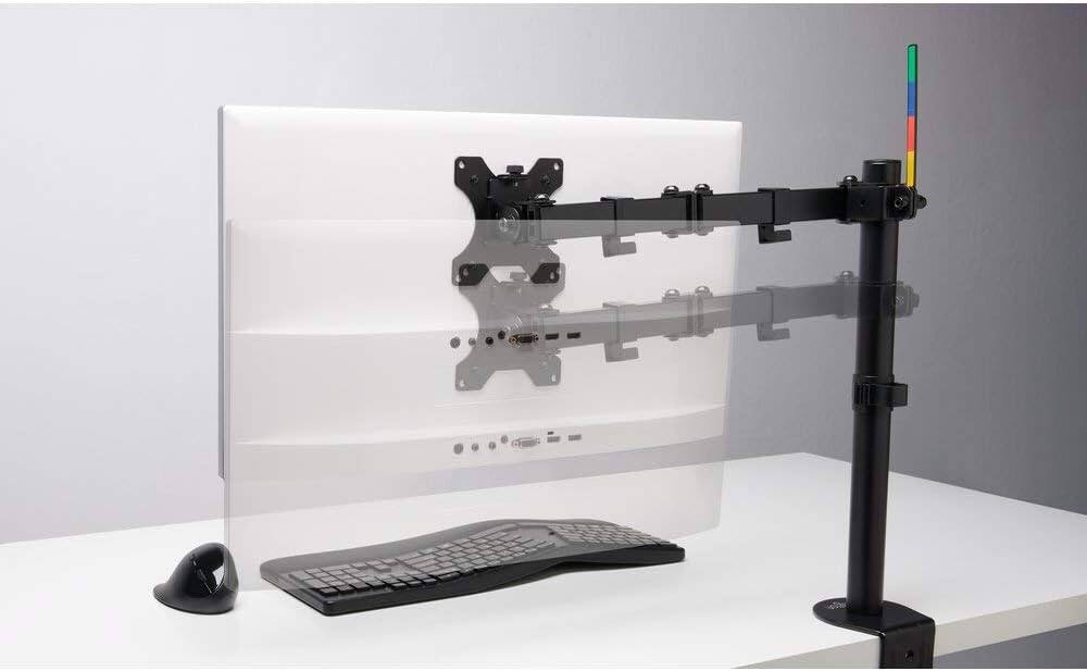 Alt View 1. Kensington - SmartFit ErgoExtend Single Monitor Arm – Black (K55408WW) - Clear.