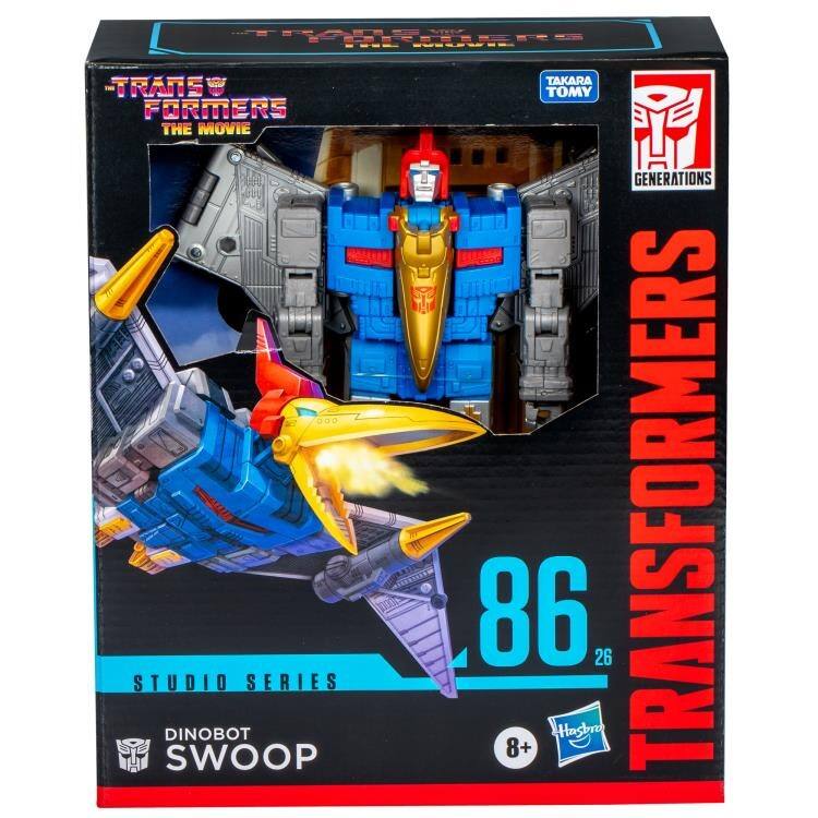 TRANSFORMERS  
THE MOVIE  
GENERATIONS  
STUDIO SERIES  
DINOBOT SWOOP  
86  
26  
8+  
TAKARA TOMY  
Hasbro