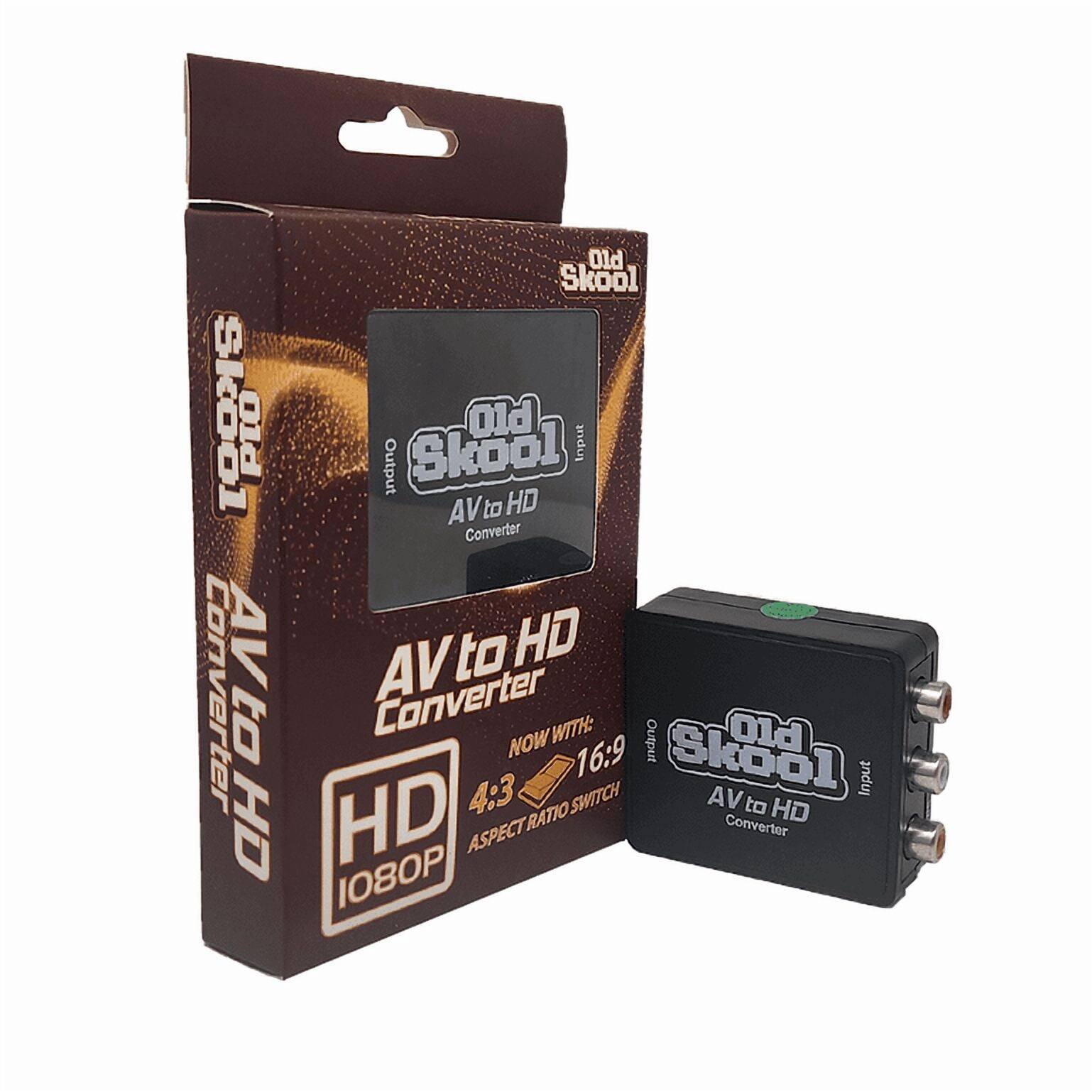 Old Skool AV to HD Converter  
NOW WITH:  
4:3 ASPECT RATIO SWITCH  
16:9