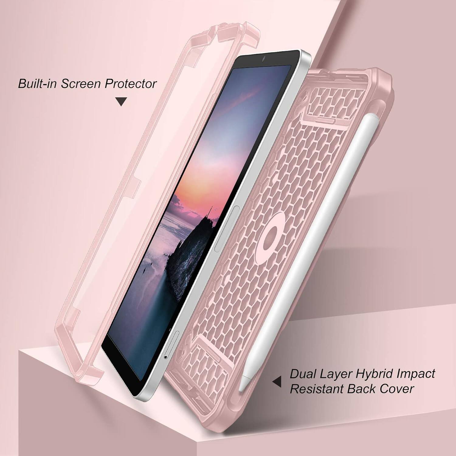 Built-in Screen Protector

Dual Layer Hybrid Impact Resistant Back Cover