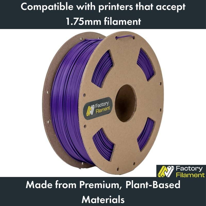 Compatible with printers that accept 1.75mm filament

Made from Premium, Plant-Based Materials