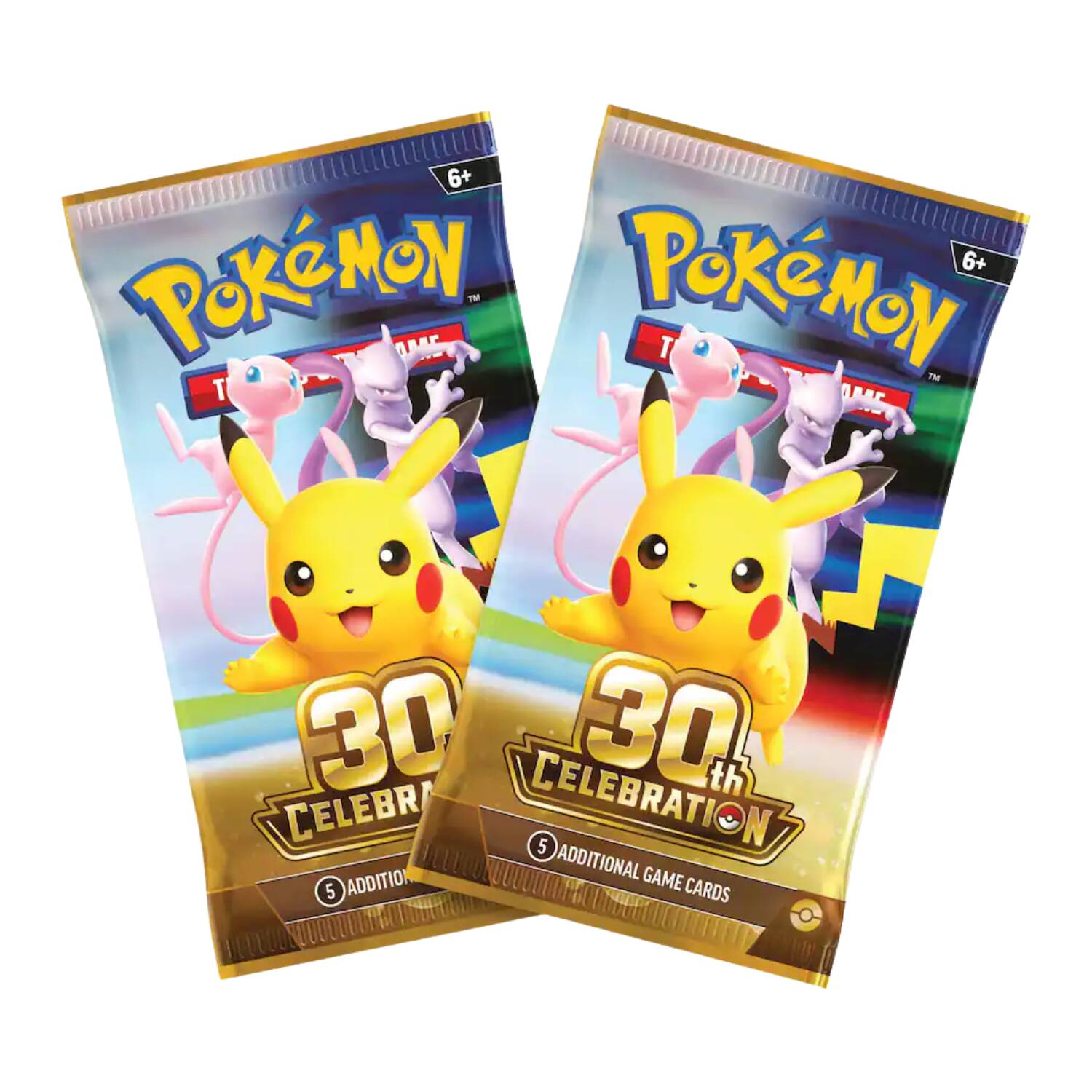 6+ POKEMON PUREMON 6+ TM  T  T AME  
30 CELEBRATION 30th CELEBRA 5 ADDITION ADDITIONAL GAME 5 CARDS