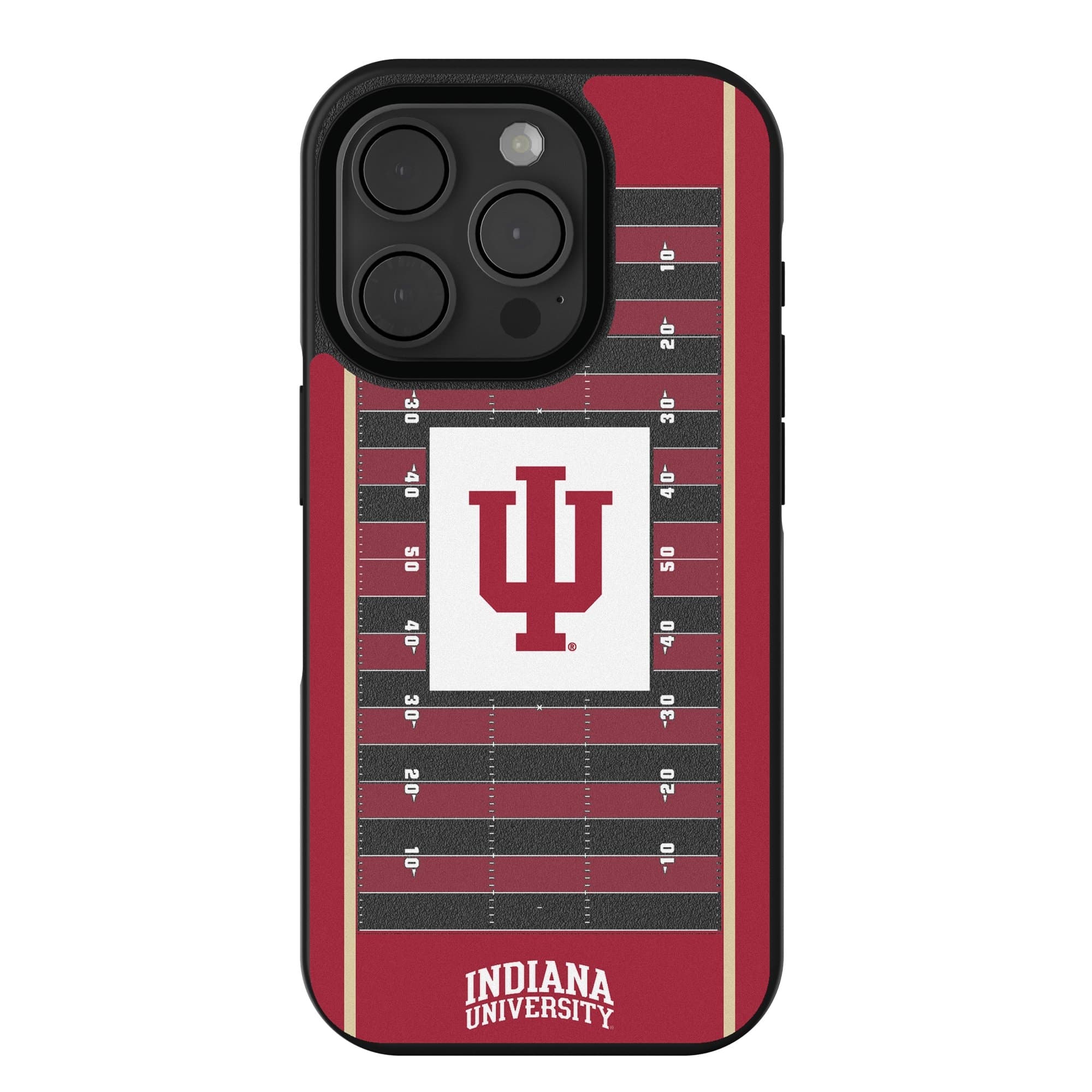 Keyscaper - NCAA - Indiana Hoosiers Field iPhone Bump Case - 15 Pro Max - Multicolor