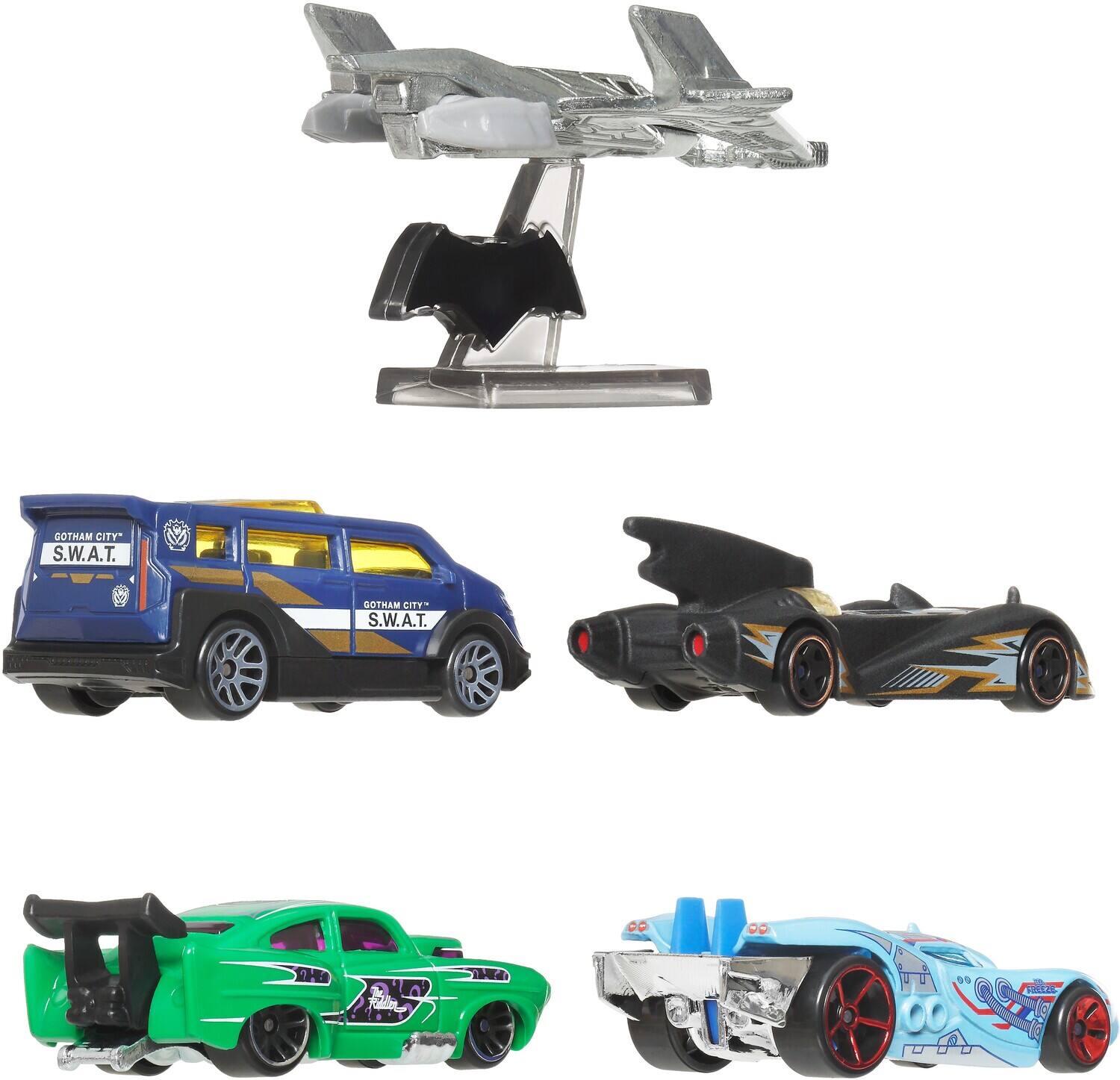 GOTHAM CITY S.W.A.T.  
GOTHAM CITY S.W.A.T.  
BATMOBILE  
GREEN LANTERN  
FLASH