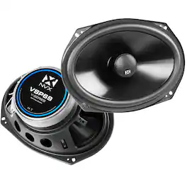 NVX - VSP69 900W Peak (300W RMS) 6x9in V-Series 2-Way Coaxial Speakers with 25mm Silk Dome Tweeters