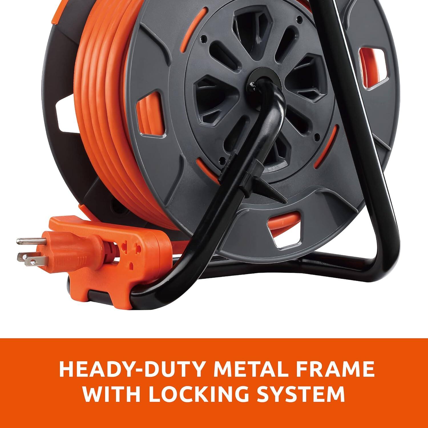 Heady-Duty Metal Frame with Locking System