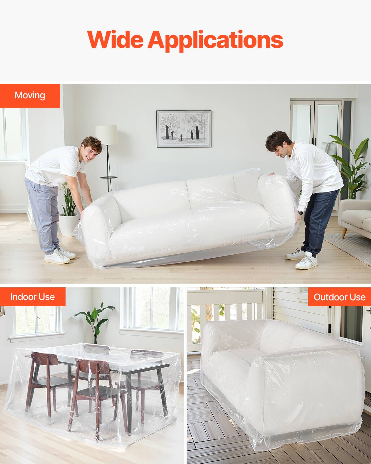 Wide Applications

Moving

Indoor Use

Outdoor Use