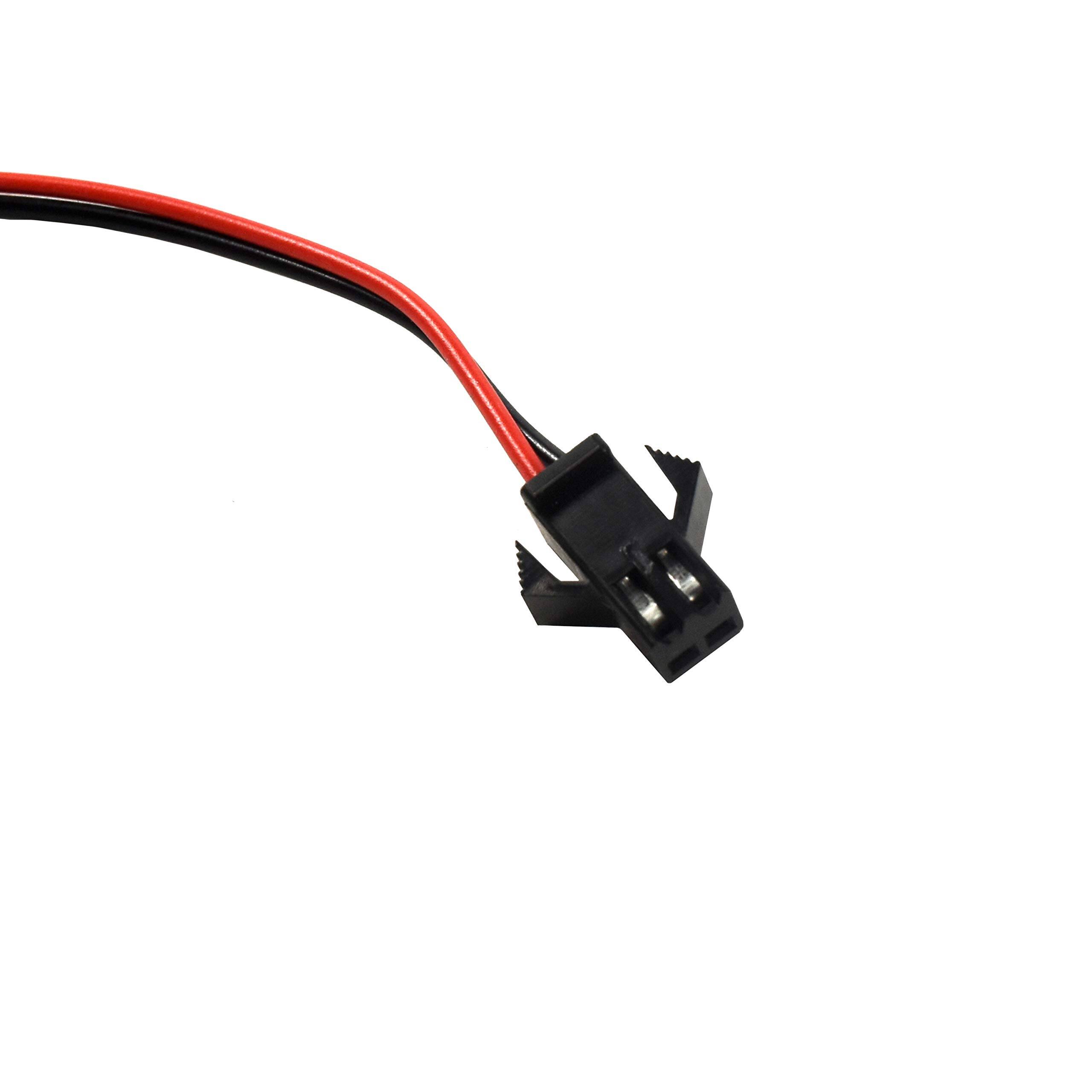 Alt View 1. HQRP - 5-Pack Emergency Exit Light Battery for Lithonia ELB-B001 EU2 LED Interstate ANIC1566 Unitech 0253799 Lowes 253799.