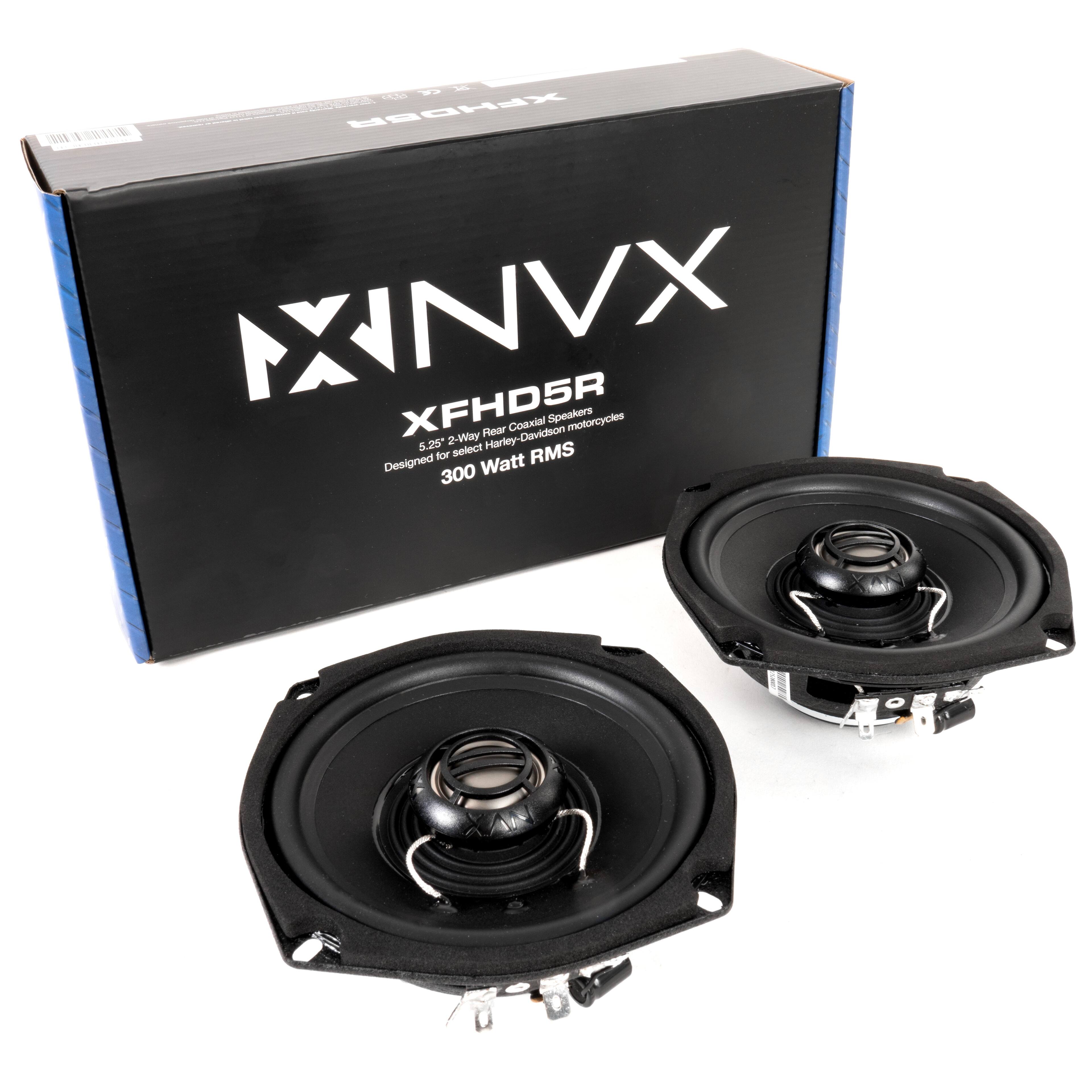-2 - adas 88OHIX NNVX XFHD5R Coaxial Speakers motorcycles 2-Way Rear Harley-Davidson 5.25" select Designed for 300 Watt RMS