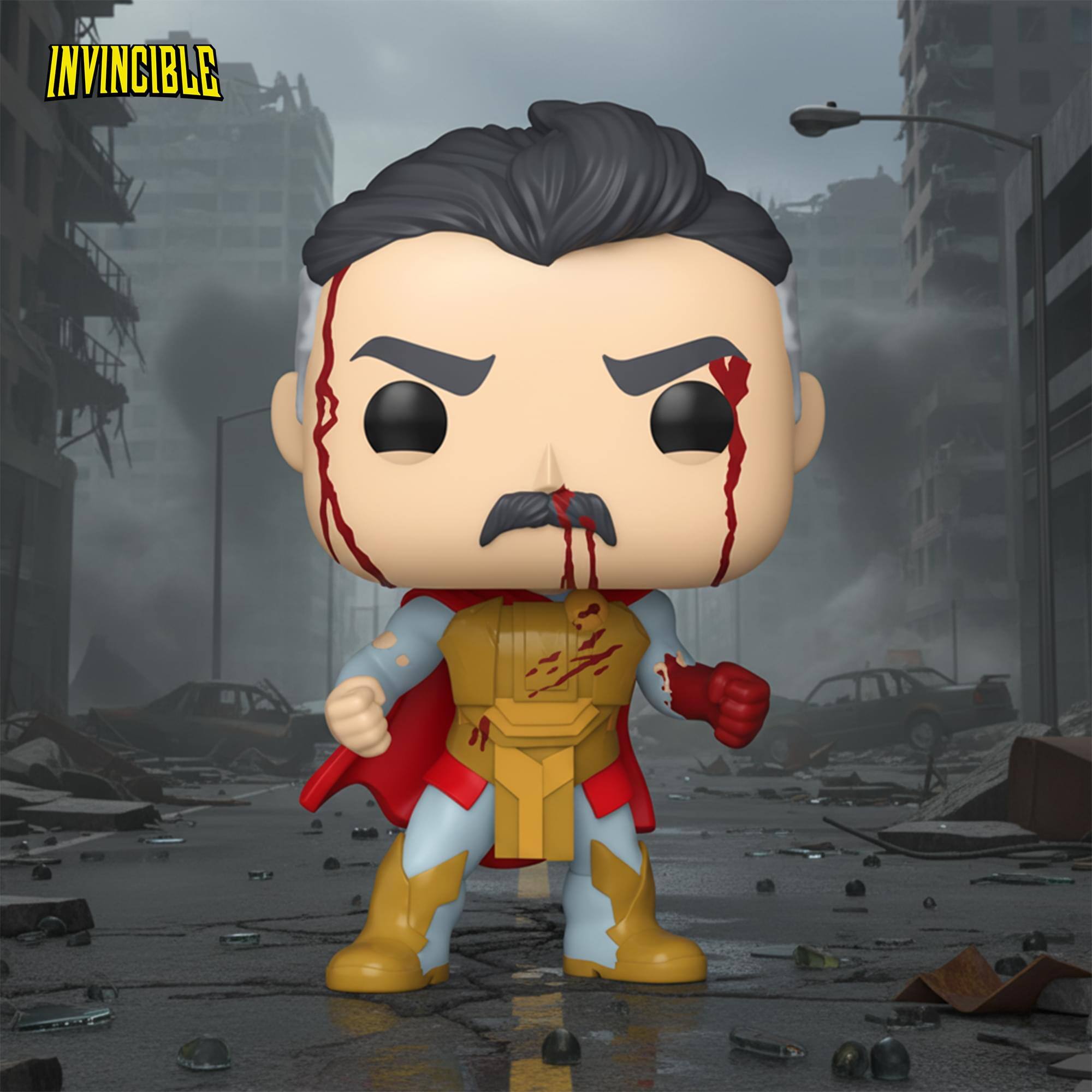 Alt View 10. Funko - Funko POP! Animation: Invincible - Omni-Man (Bloody)   - COLLECTIBLES - Multicolor.