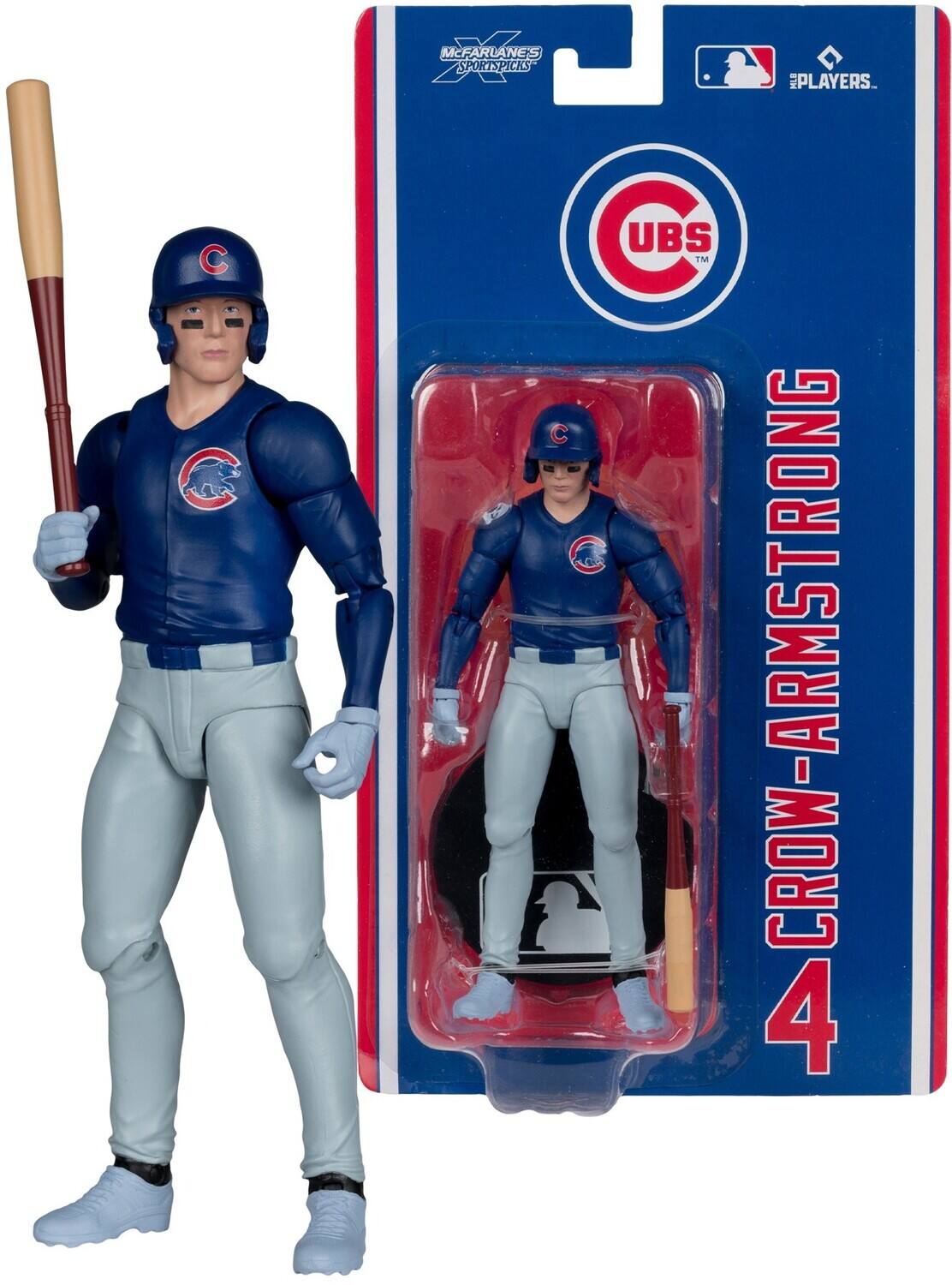 McFarlane SportsPicks - MLB - Pete Crow-Armstrong (Chicago Cubs) 6" Action Figure - COLLECTIBLES