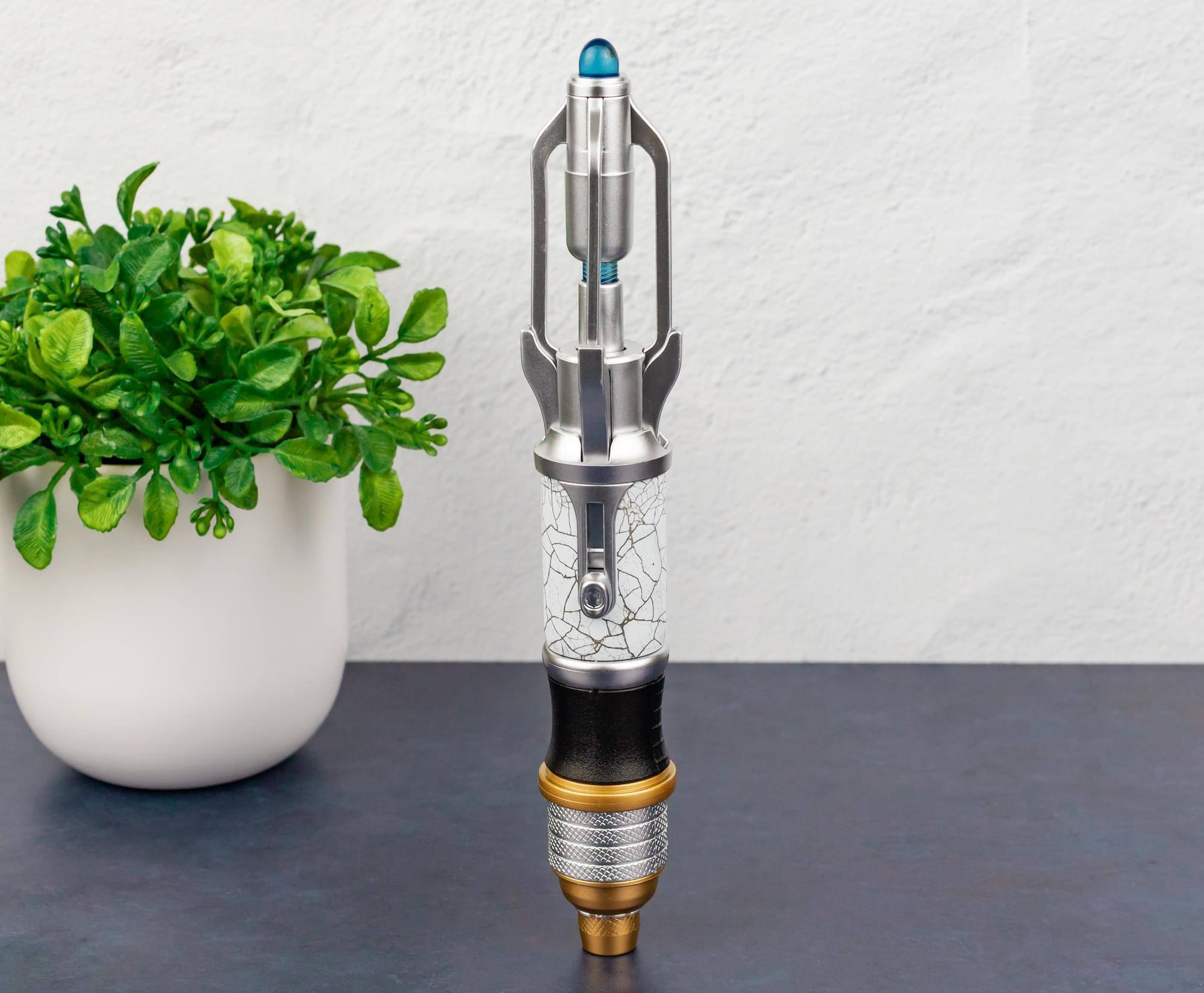 Alt View 3. Surreal Entertainment - Doctor Who 14th Doctor Electronic Sonic Screwdriver Prop | Toynk Exclusive - Multi-Colored.