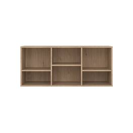 Tvilum - Hyper 6 Cubby Bench, Jackson Hickory - Brown