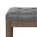 Alt View 11. Simpli Home - Waverly Small Tufted Ottoman Bench - Stone Grey.