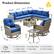 **Product Dimension**
- **350 lbs** (Each Seat)
- **28.35"** (Height)
- **25.2"** (Armrest Height)
- **25.2"** (Armrest Width)
- **78.75"** (Length)
- **28.35"** (Depth)
- **28.35"** (Height)
- **25.39"** (Height)
- **25.2"** (Height)
- **17-72"** (Adjustable Height)
- **32.68"** (Height)
- **19.29"** (Height)
- **32.28"** (Height)
- **28.74"** (Height)
- **18.1"** (Height)
- **18.1"** (Height)
**Set Includes**
- 2 x Corner Chair
- 4 x Armless Chair
- 2 x Swivel Chair
- 1 x Coffee Table
- 1 x Side Table
- 8 x Seat Cushion
- 10 x Back Cushion
*Manual