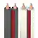 Front. AudioQuest - X2 - 51' - Gray with Red Stripes.