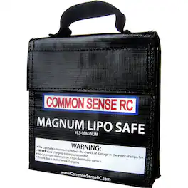 COMMON SENSE RC - Magnum Lipo Safe Charging/Storage Bag for Multiple 3S Lithium Polymer Battery