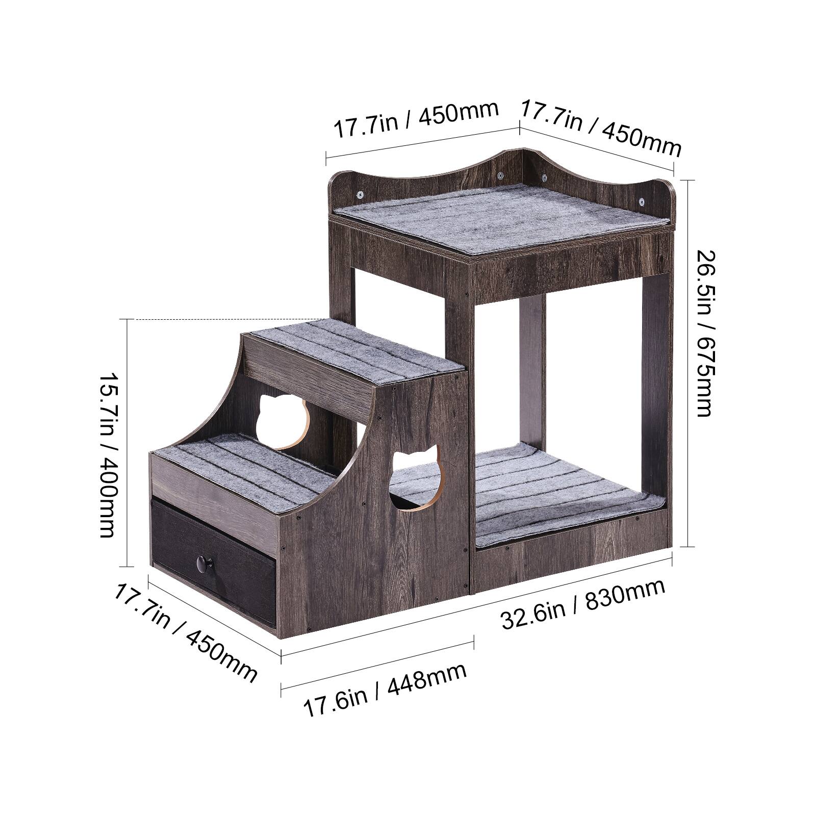 17.7in / 450mm, 17.7in / 450mm, 26.5in / 675mm, 15.7in / 400mm, 17.7in / 450mm, 32.6in / 830mm, 17.6in / 448mm, 17.6in / 450mm