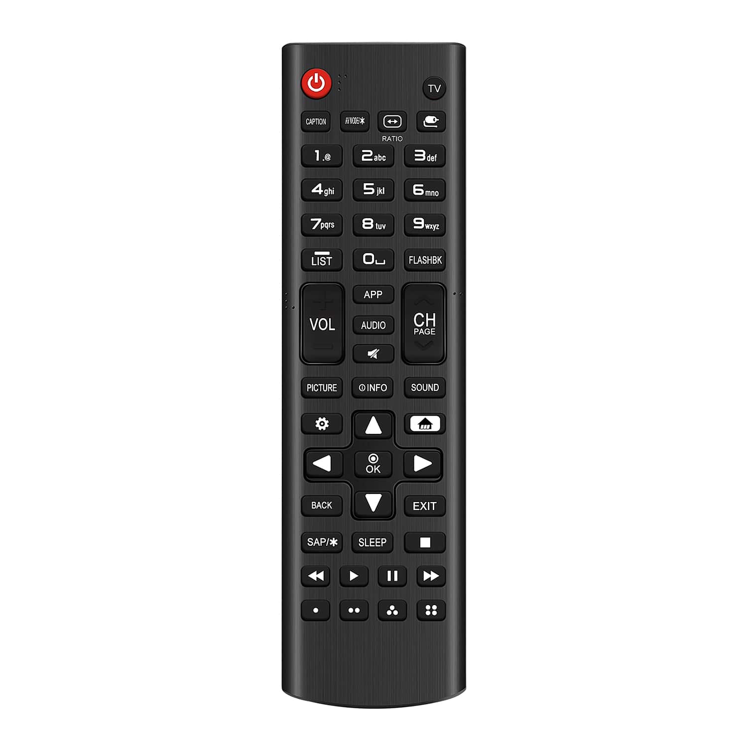WINFLIKE - New AKB75095331 Replace Remote Control fit for LG LCD LED Smart TV sub AKB75095330 AKB74475433 AKB73975711 - Black