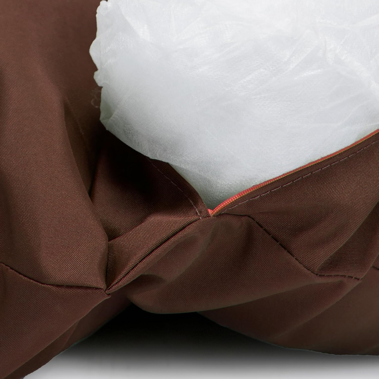 Alt View 1. LeisureMod - LeisureMod 2-Person Swing Chair Cushion, Plush Oxford Fabric, Weather-Resistant Hanging Egg Chair Replacement - Brown.