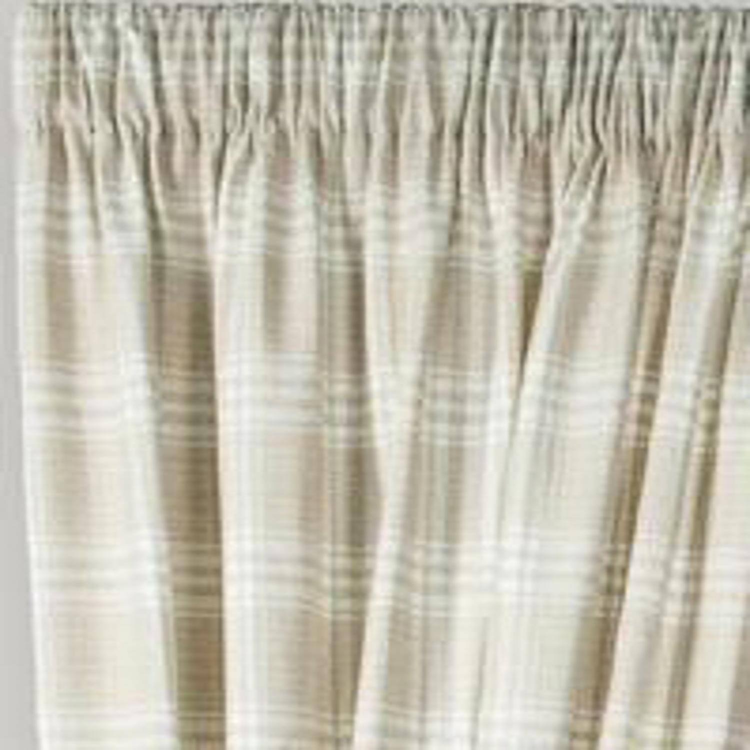 Ellis Curtain Bartlett Unlined 2 Piece Window Curtain Tailored Panels ...