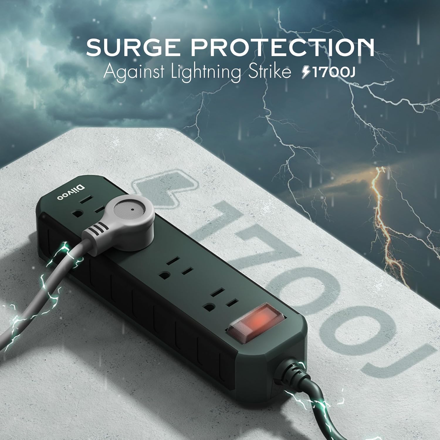 SURGE PROTECTION  
Against Lightning Strike  
1700J