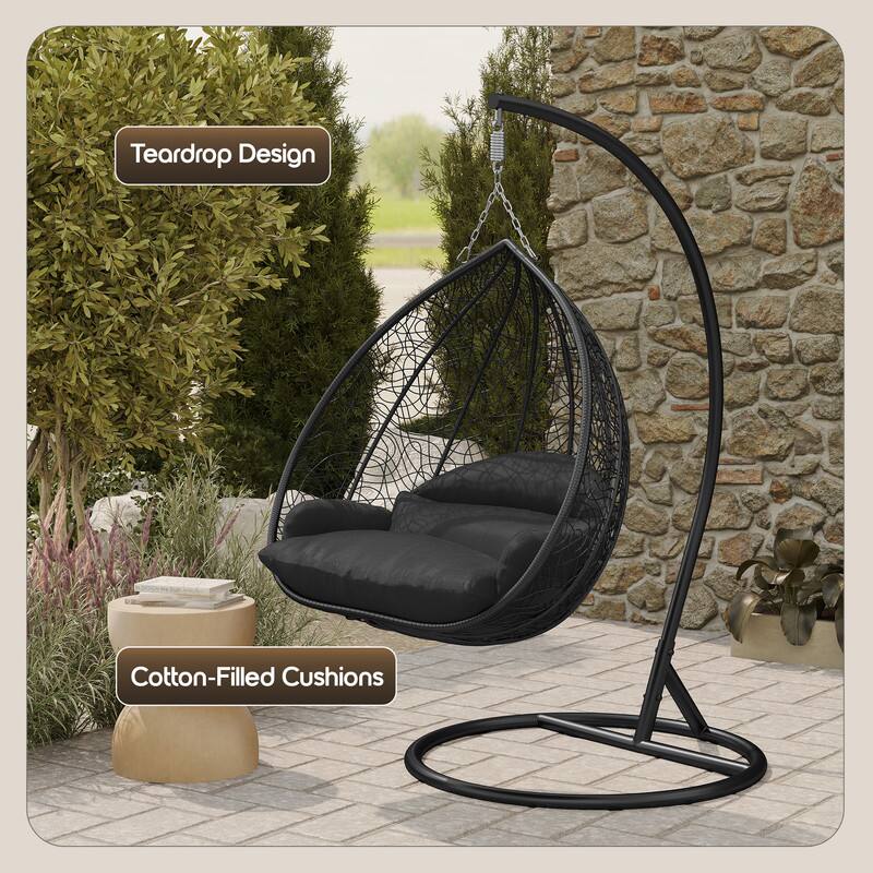 Teardrop Design  
Cotton-Filled Cushions