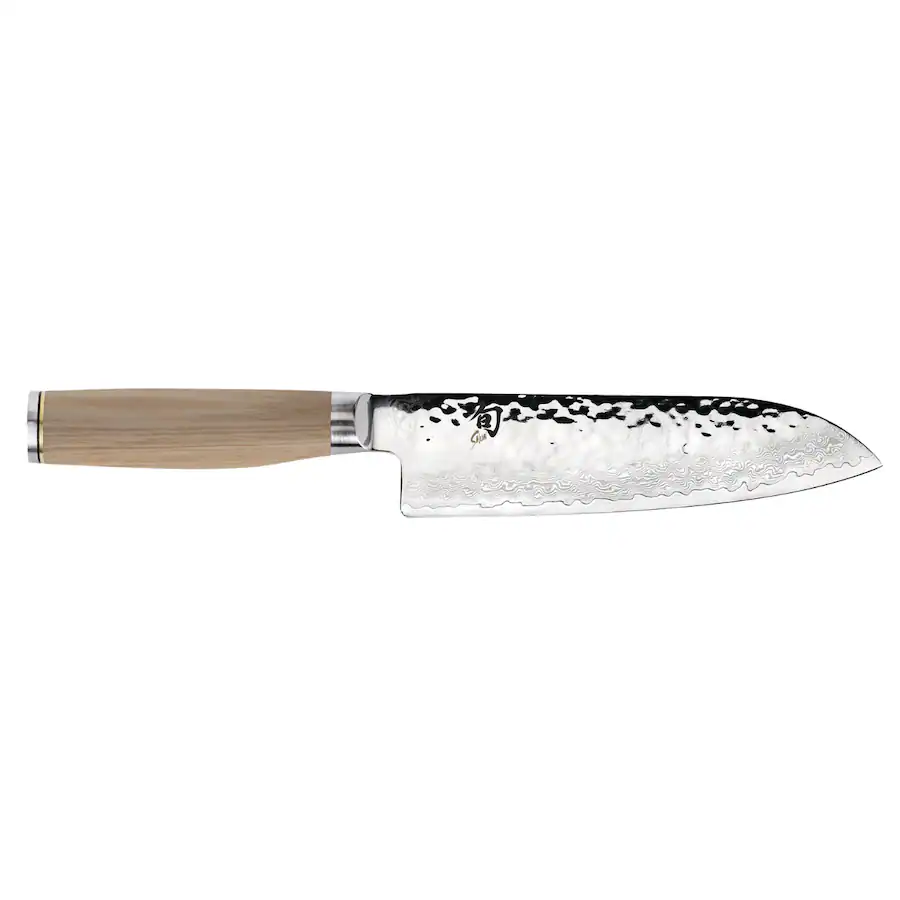 Shun Premier Blonde 7 Inch Santoku Knife Silver TDM0702 Best Buy shun-premier-blonde-7-inch-santoku-knife-silver-tdm0702-best-buy