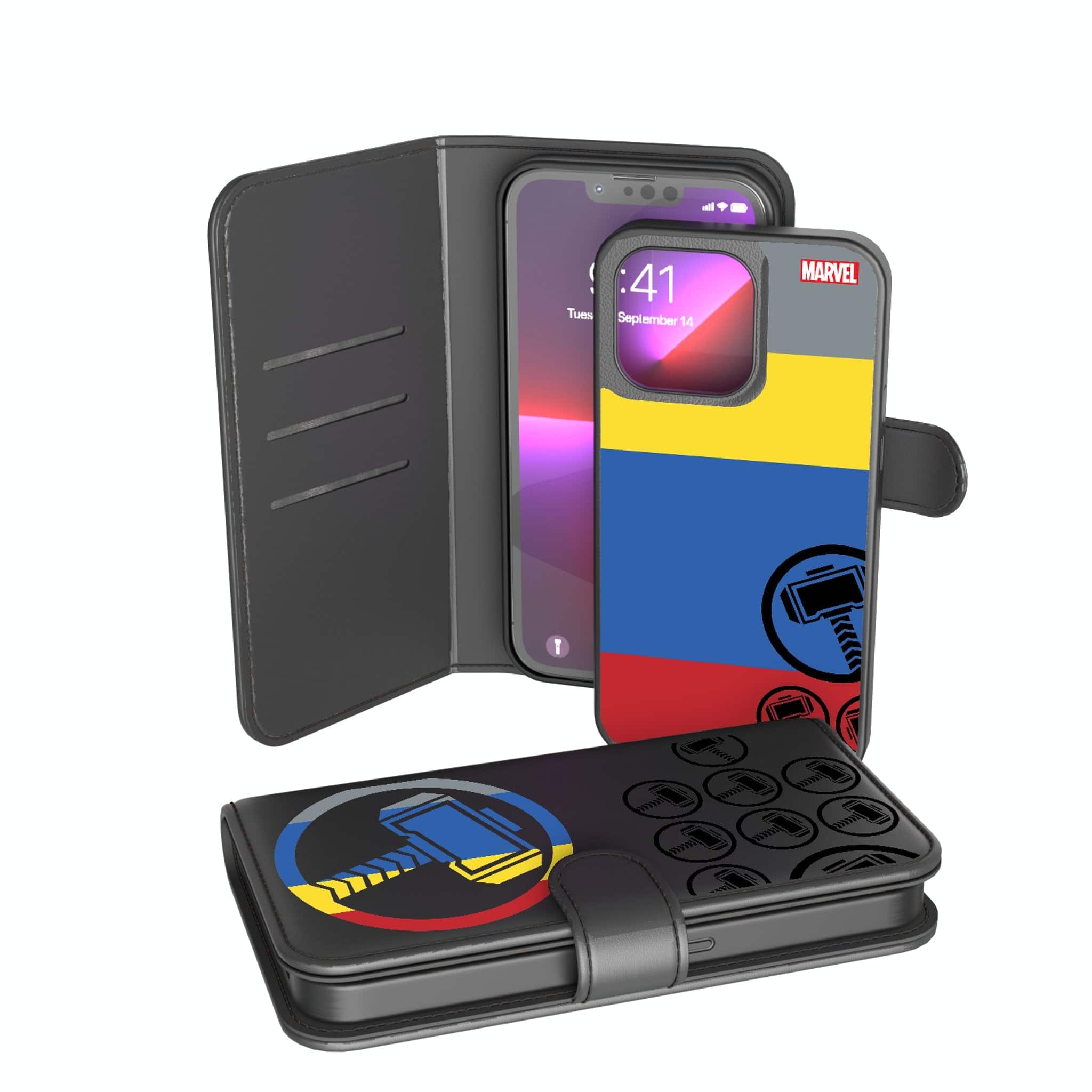 Keyscaper - Marvel Sigil Wallet Phone Case - Apple iPhone 13 Pro Max - Thor