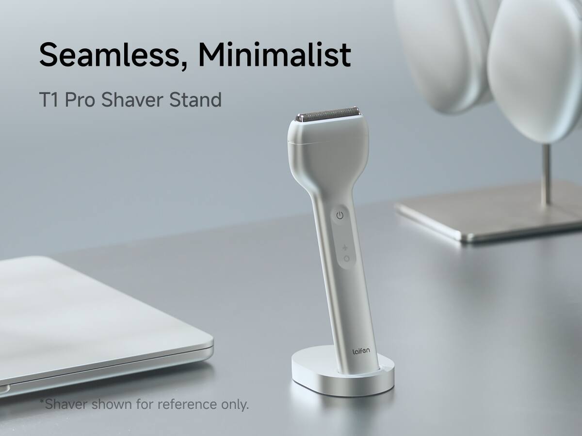 Seamless, Minimalist  
T1 Pro Shaver Stand  

*Shaver shown for reference only.