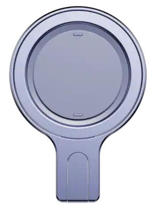 Front. OhSnap - Snap Grip Stand Magnetic Phone Grip - Portrait Stand, Ultra Thin, Universal Fits Most Cell Phones - Orchid Slap.