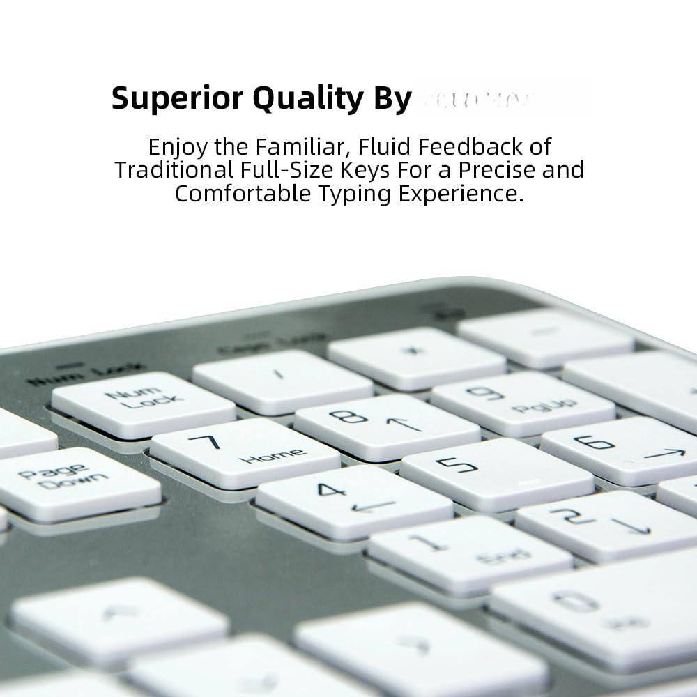 Superior Quality By

Enjoy the Familiar, Fluid Feedback of Traditional Full-Size Keys For a Precise and Comfortable Typing Experience.