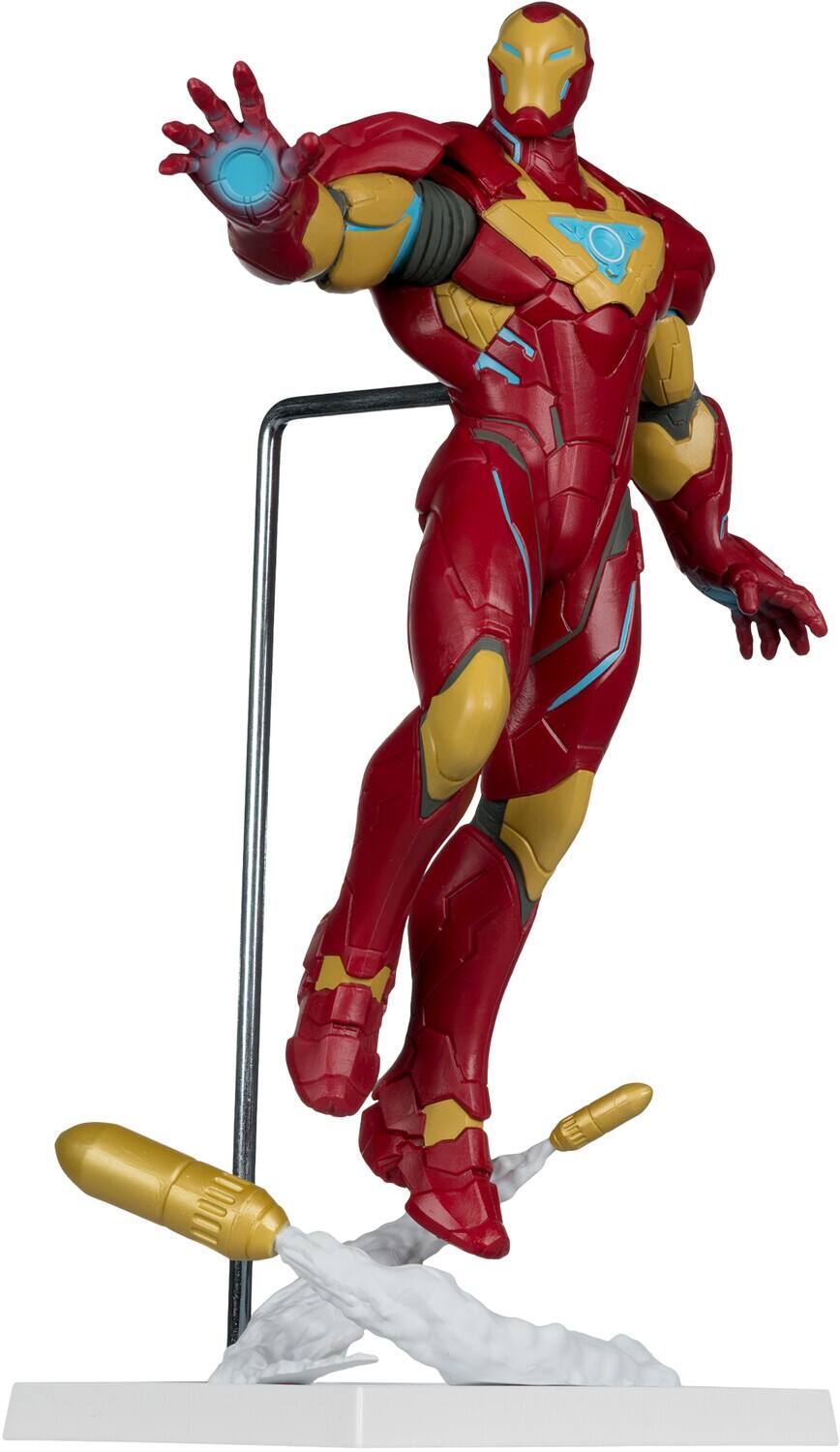 Alt View 2. McFarlane Toys - McFarlane Toys - Marvel Rivals - 1:6 Iron Man Figure   - COLLECTIBLES - Multicolor.