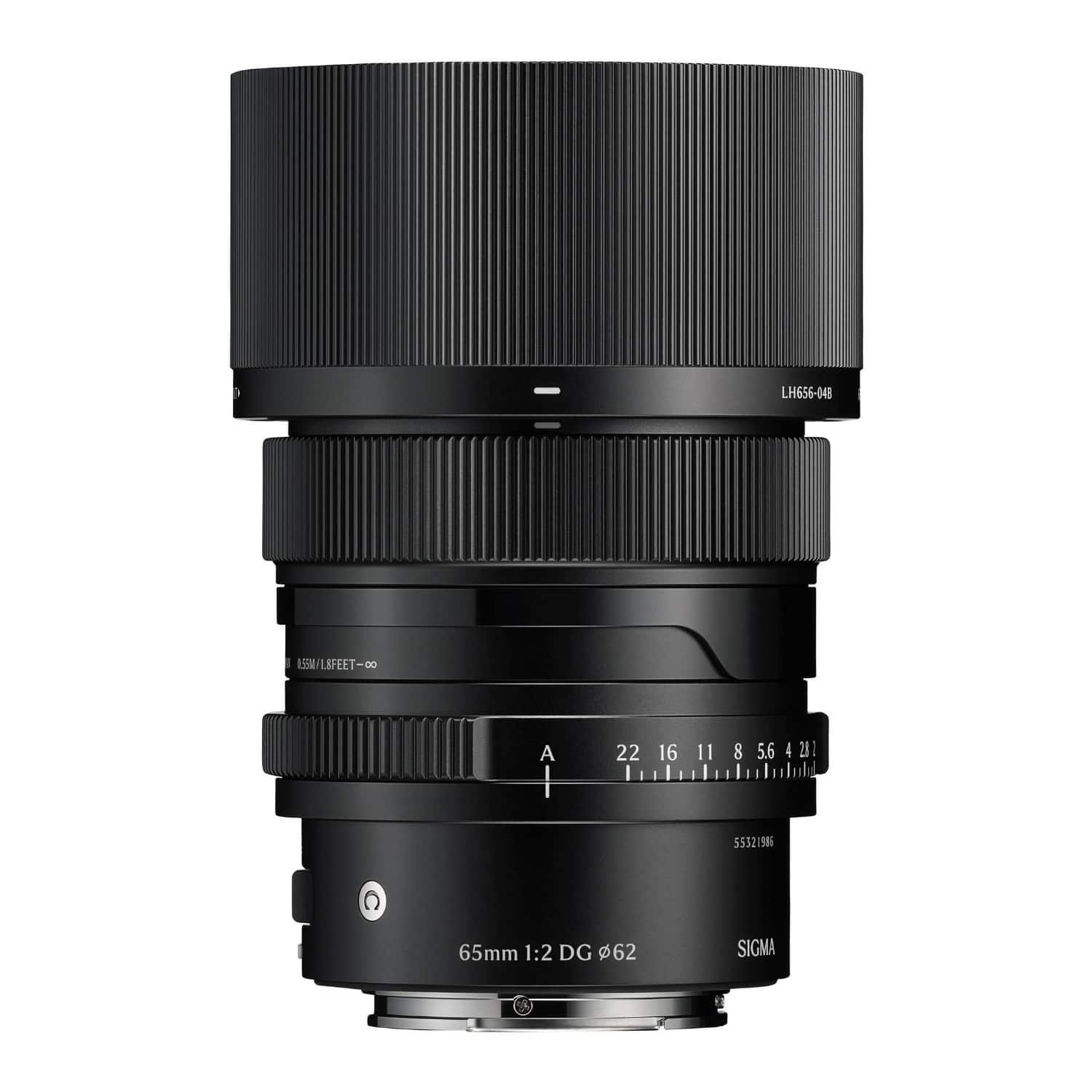 Sigma - 65mm F2 DG Black Contemporary Lens for Sony E Mount