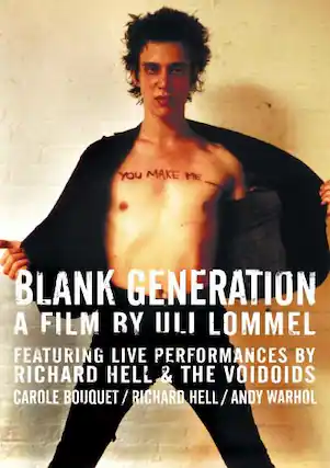 Front. Blank Generation - DVD.