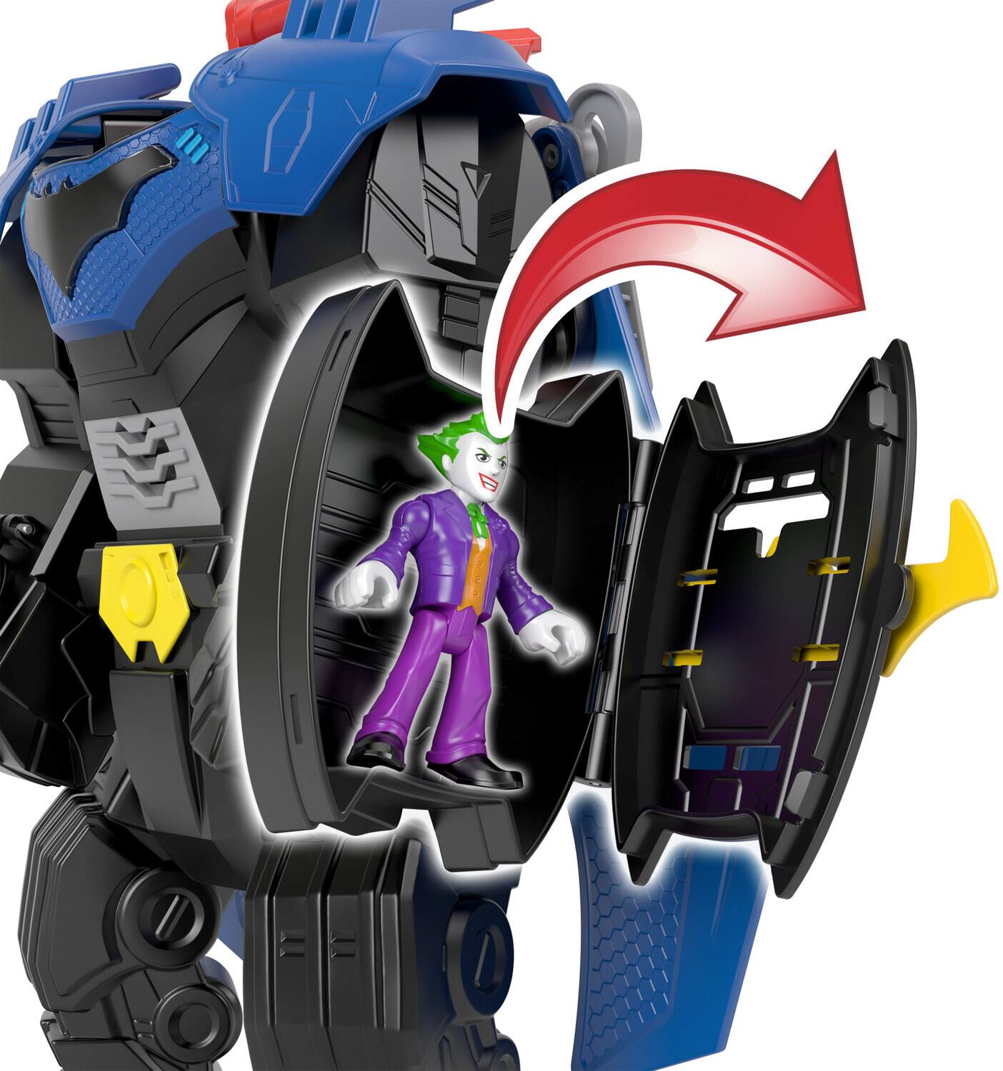 Alt View 4. Fisher Price - Fisher Price - Imaginext DC Super Friends: Batman Flight Mech  - COLLECTABLES - Multicolor.