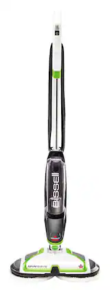 BISSELL - SpinWave Hard Floor Spin Mop - White with ChaCha Lime Accents
