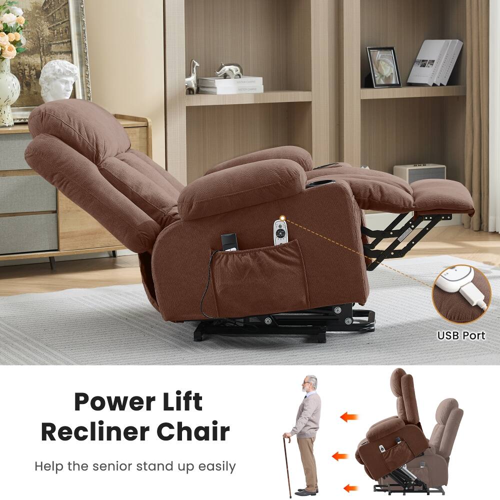 SISTER CARRE

USB Port

Power Lift Recliner Chair

Help the senior stand up easily