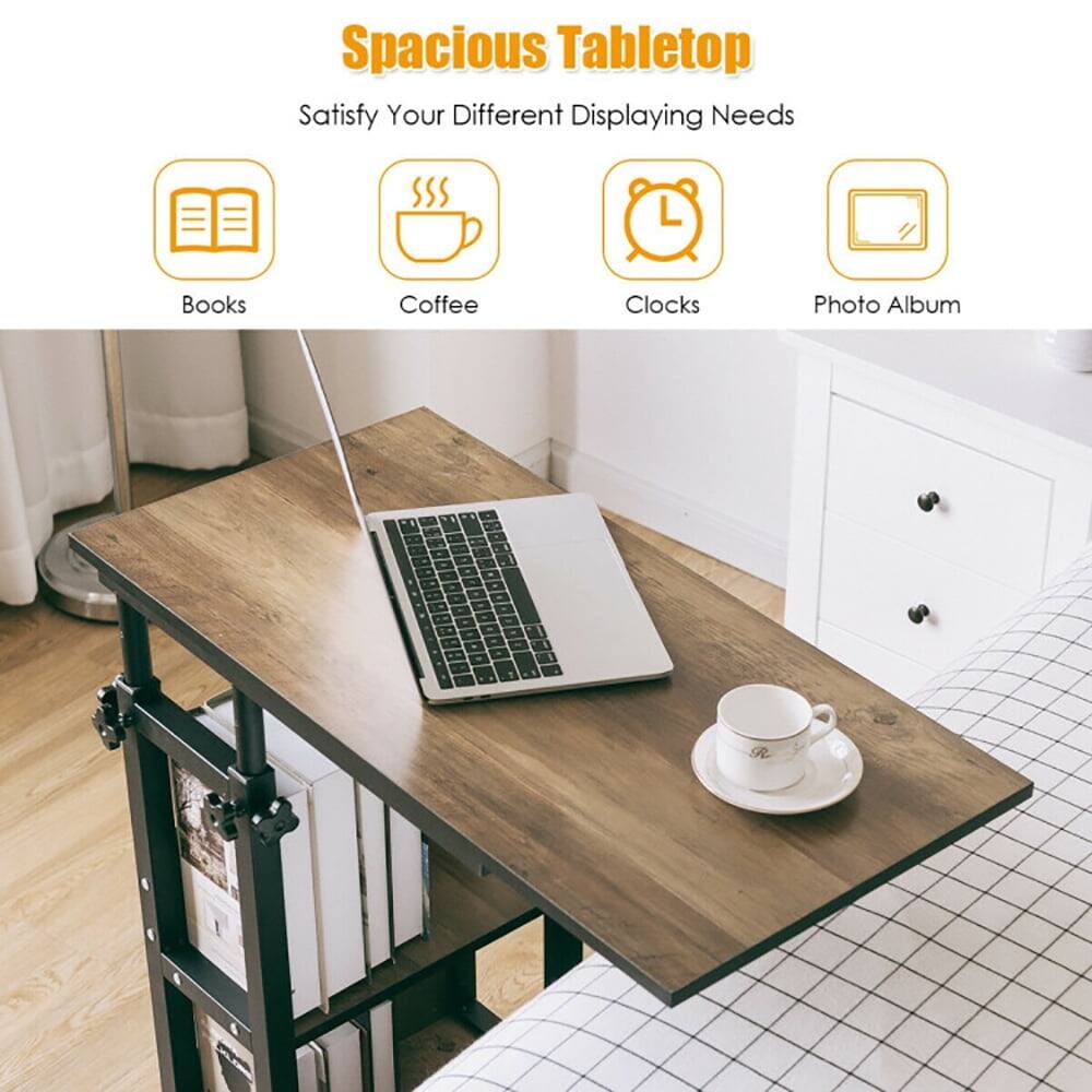 Spacious Tabletop  
Satisfy Your Different Displaying Needs  
Books  
Coffee  
Clocks  
Photo Album