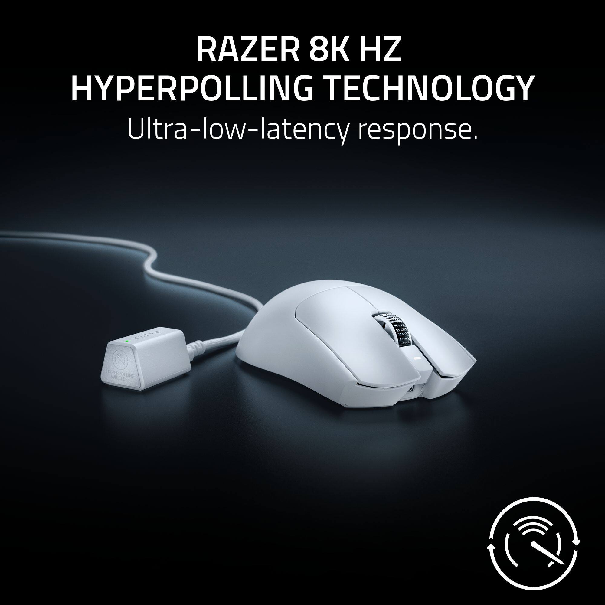 RAZER 8K HZ HYPERPOLLING TECHNOLOGY  
Ultra-low-latency response.