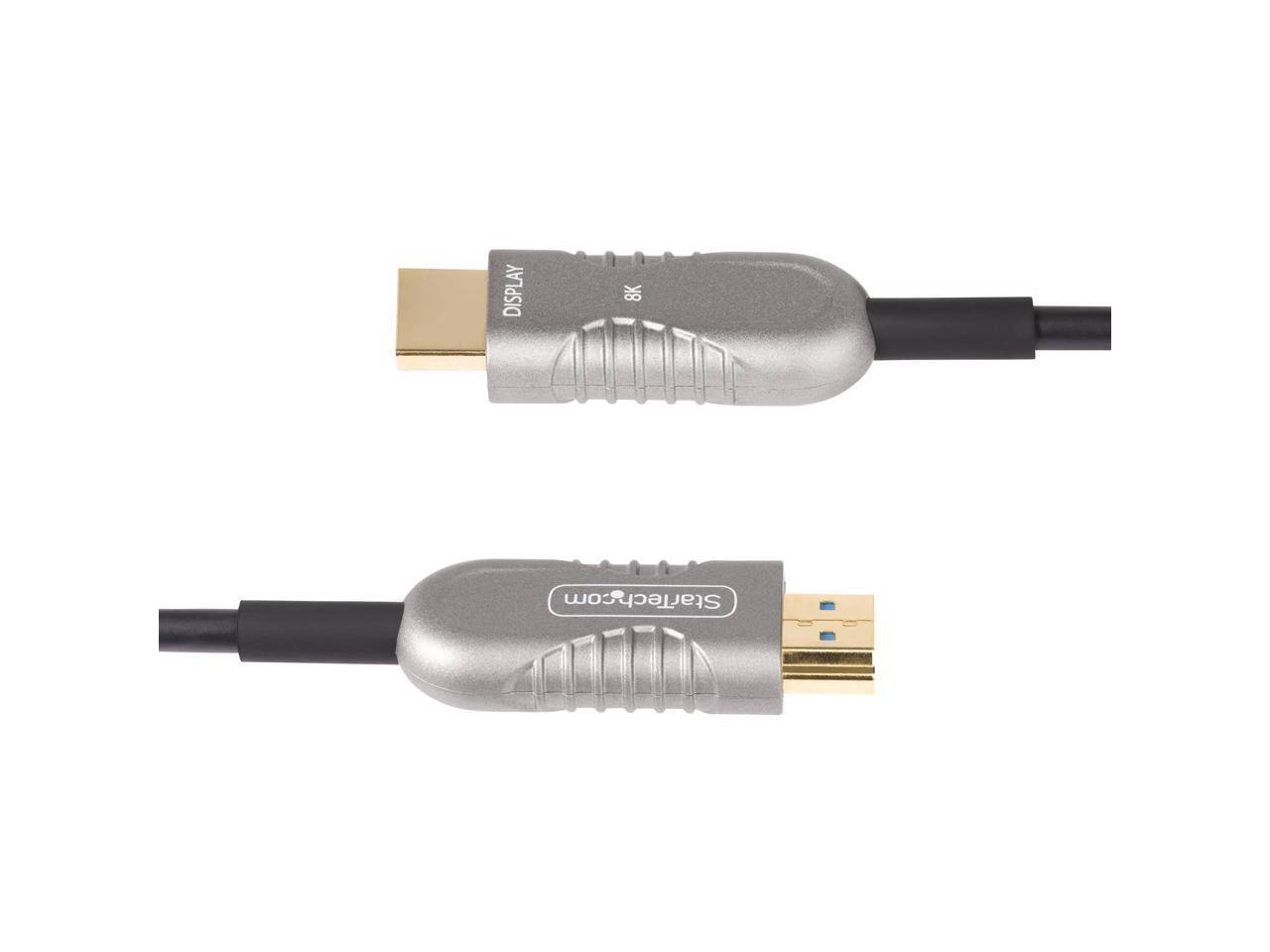 HDMIケーブル　30ｍ　active optical cable StarTech.com Startech 30ft HDMI 2.1 Hybrid Active Optical Cable