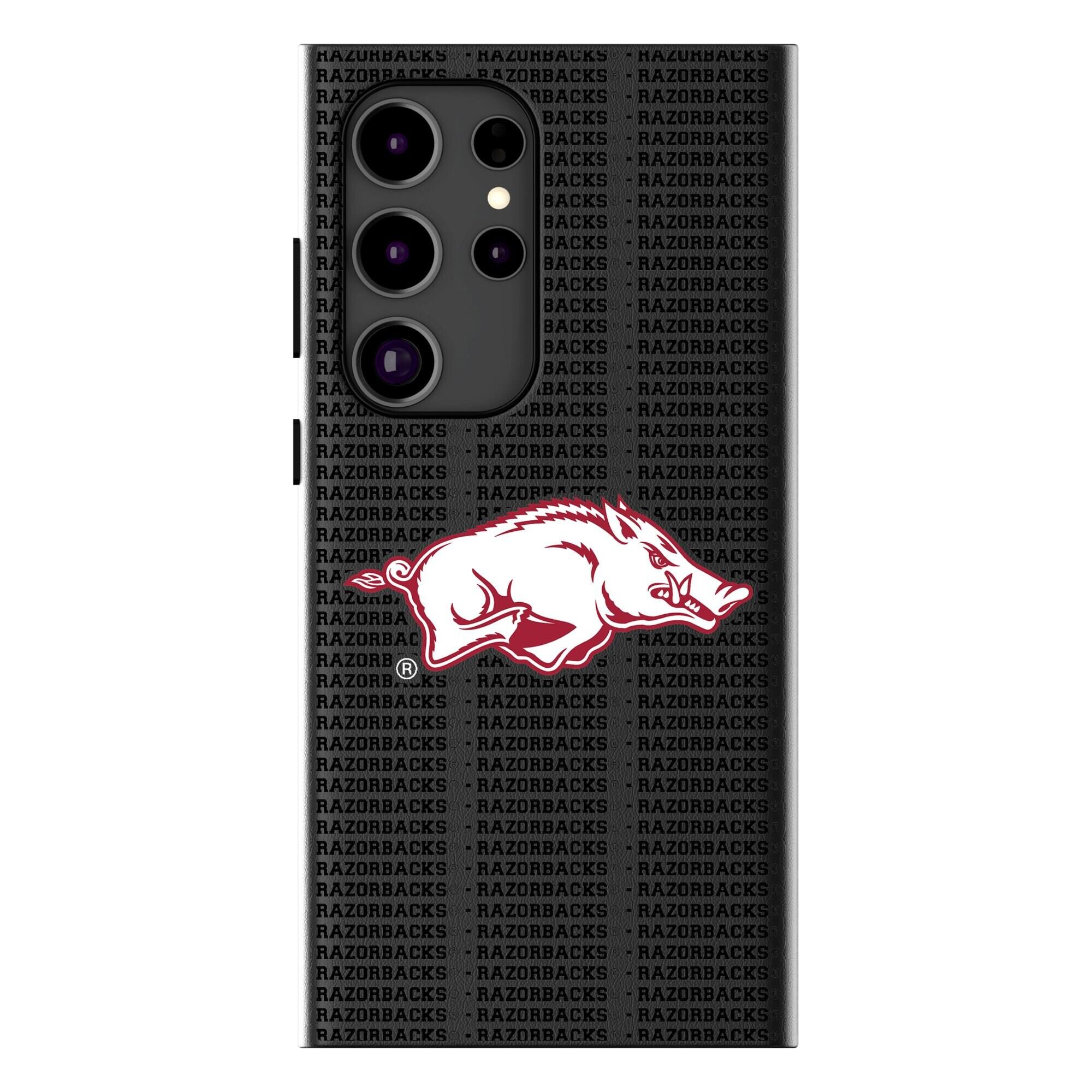 Keyscaper - NCAA - Arkansas Razorbacks Text Backdrop Galaxy Magnetic Bump Case - S24 - Black price history on PriceWatchPro