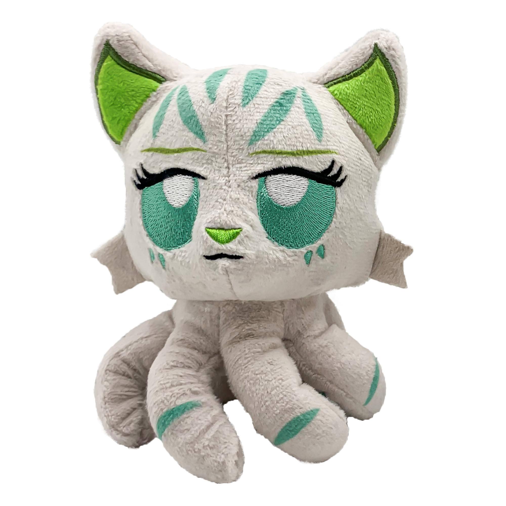 Front. Tentacle Kitty - Tentacle Kitty Campaign Critters Wood Elf Little One Plush - White.