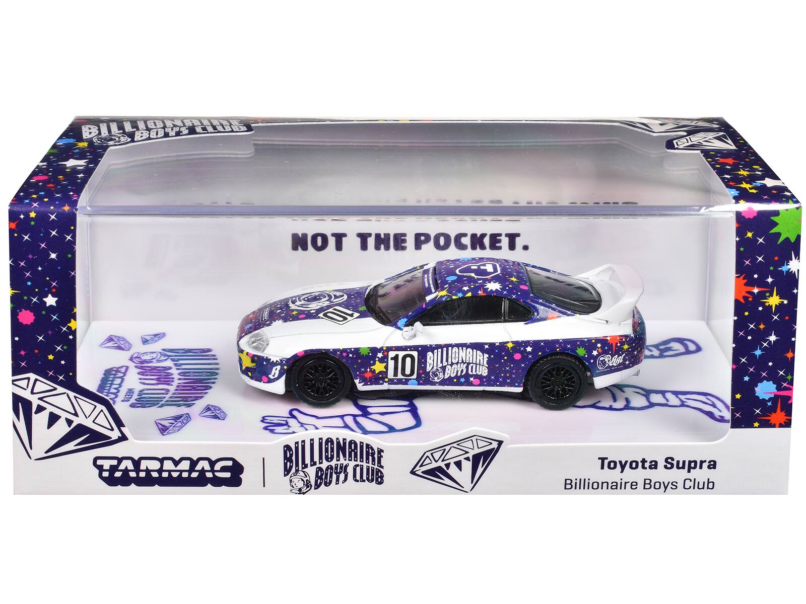 BILLIONAIRE BOYS CLUB  
NOT THE POCKET.  
10 BILLIONAIRE BOYS CLUB B TARMAC BILLIONAIRE CLUB BOYS  
CCC BARL GUK Toyota Supra Billionaire Boys Club