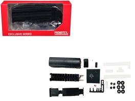 Model Kit School Bus 1/87 (HO) Plastic Model by Promotex - Black