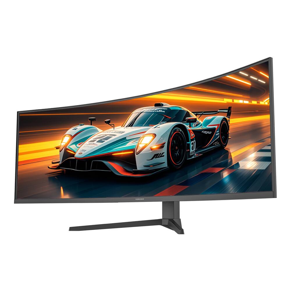 Alt View 8. Viewedge - Viewedge 49" Curved Monitor Ultrawide Gaming 240Hz 1ms 32:9 DQHD 5120 x 1440P Computer Monitor, R1500 - Black.