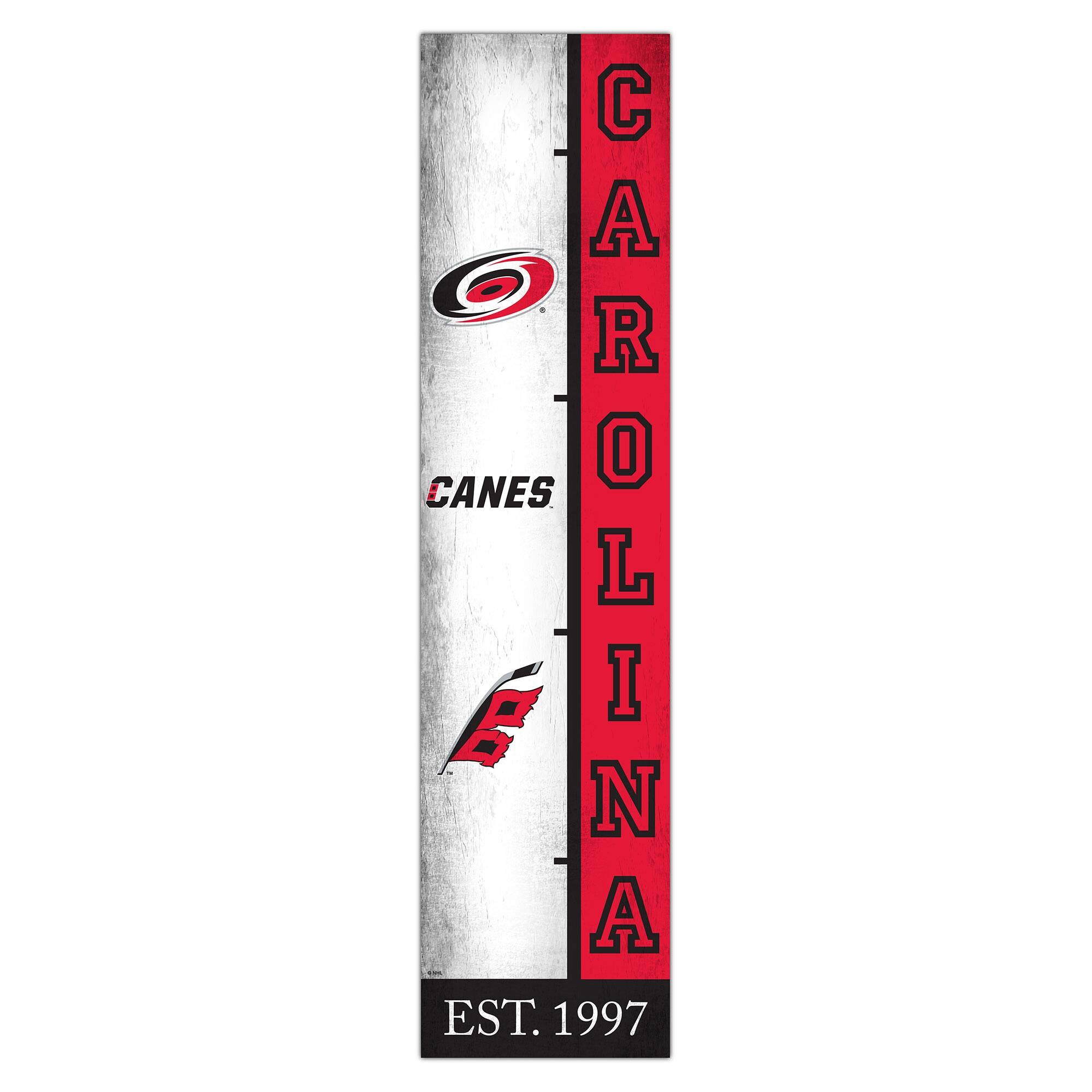 Carolina Hurricanes 6" x 24" Progression Wood Sign