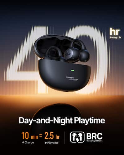 Baseus Inspire XC1 Open Ear Clip On Earbuds Sound by Bose, Dolby Baseus Inspire XC1 Open Ear Clip On Earbuds Sound by Bose, Dolby