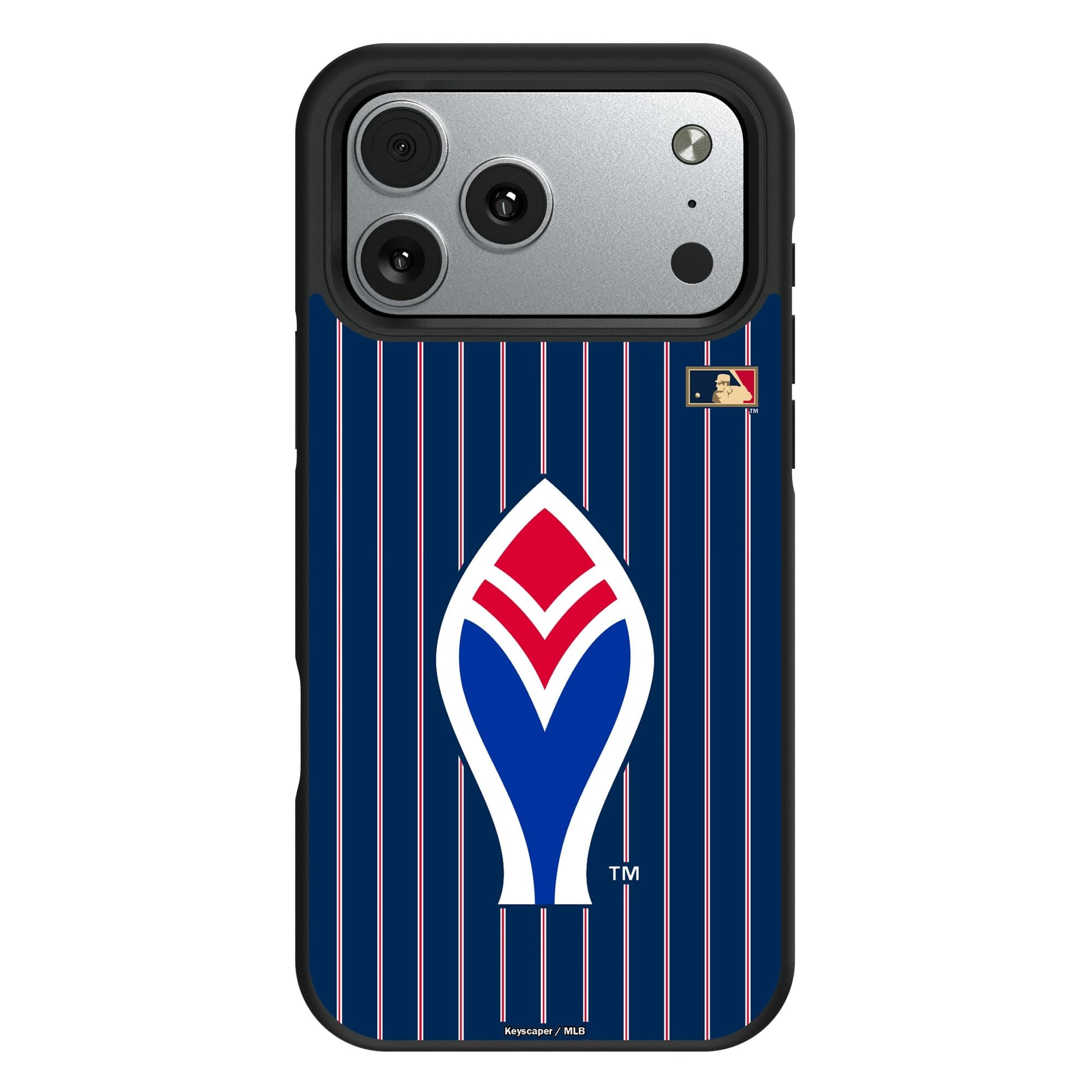 Keyscaper - MLB - Atlanta Braves 1972-1975 Bump Case with 8.2ft Drop Protection - 16 Plus - Black