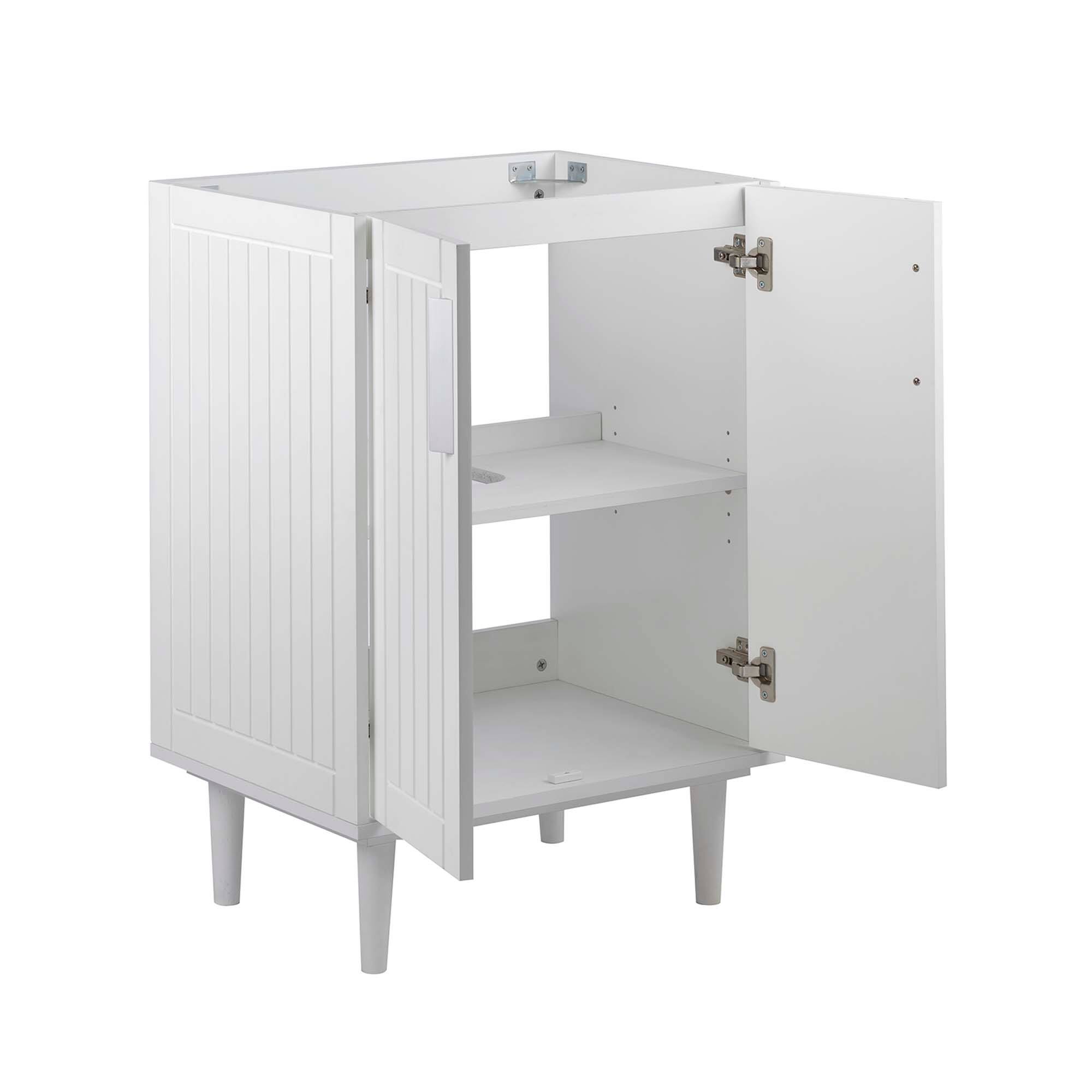 Alt View 4. Modway - Augusta 24" Bathroom Vanity Cabinet (Sink Basin Not Included) by Modway - White.